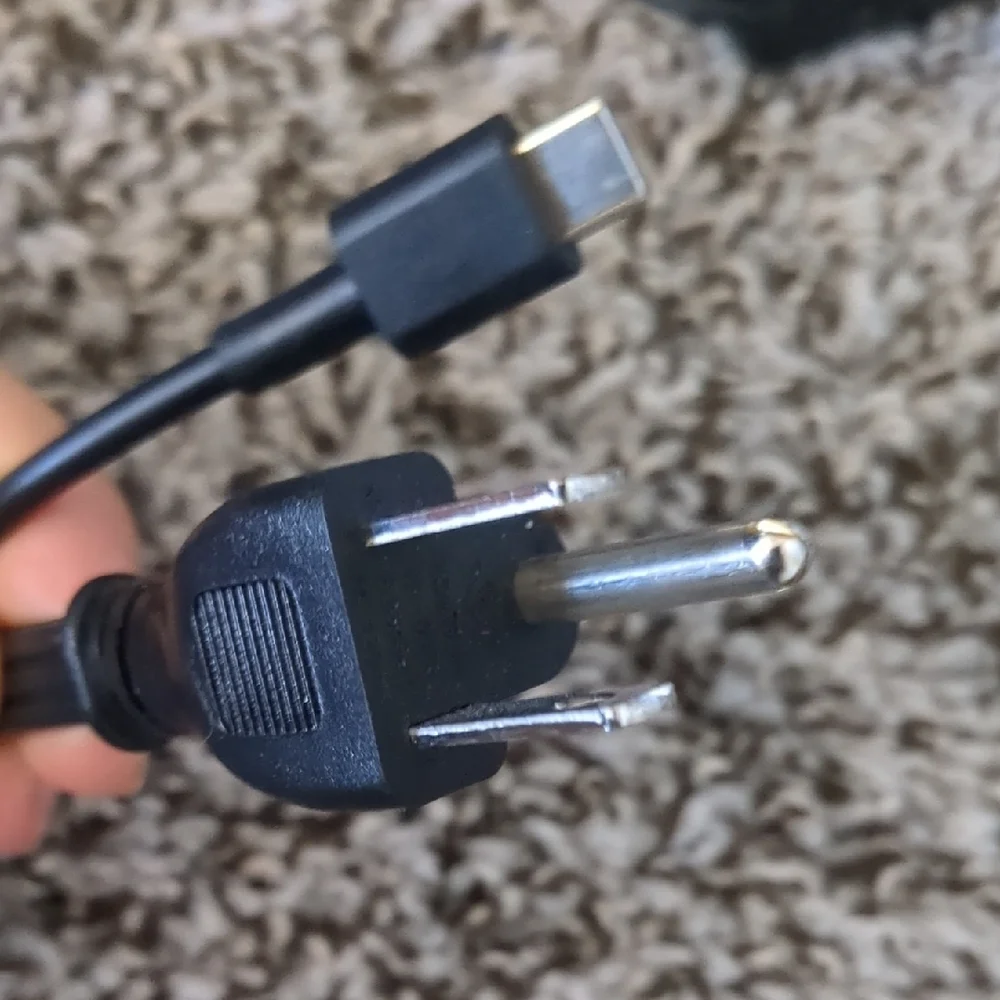 Dell Black Power Adapter with Cord